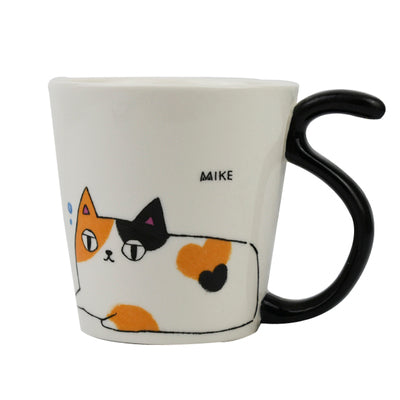 Cat Printed Coffee Cups