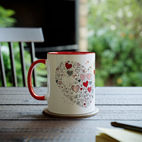 heart doodle coffee cup