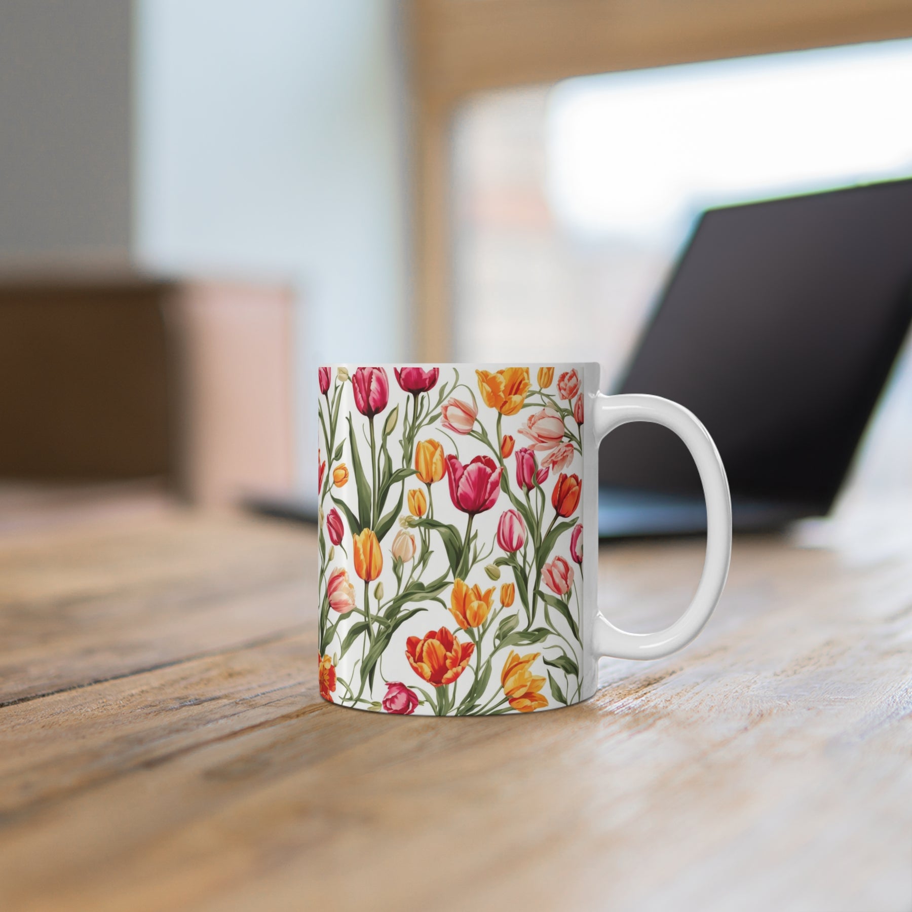 Tulip Design Coffee Cups
