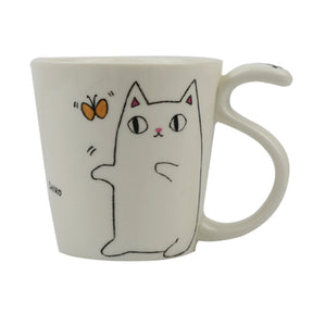 Cat Printed Coffee Cups