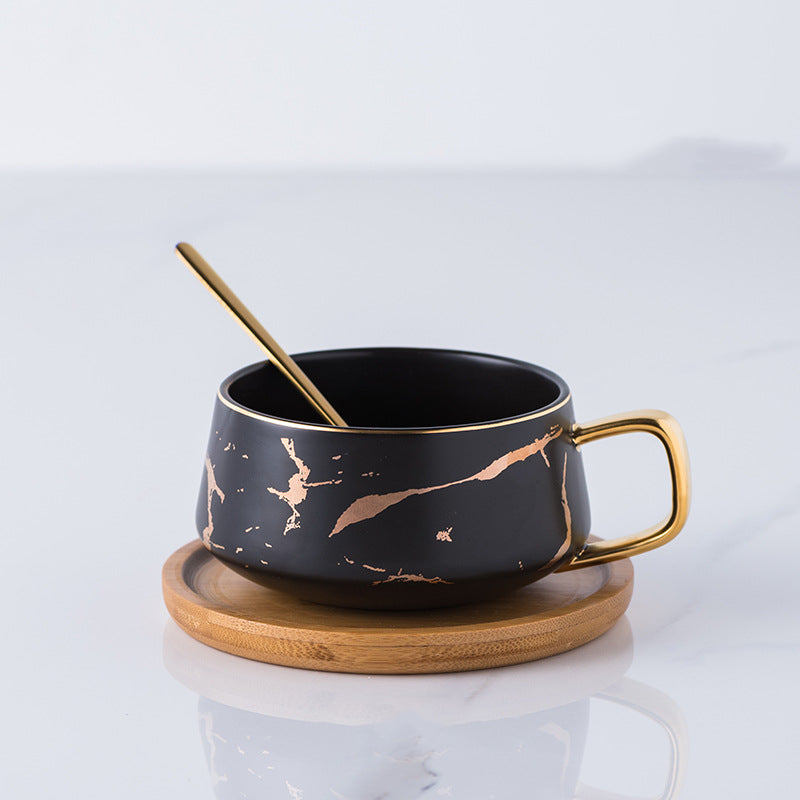 Kintsugi-Inspired Ceramic Coffee Cup