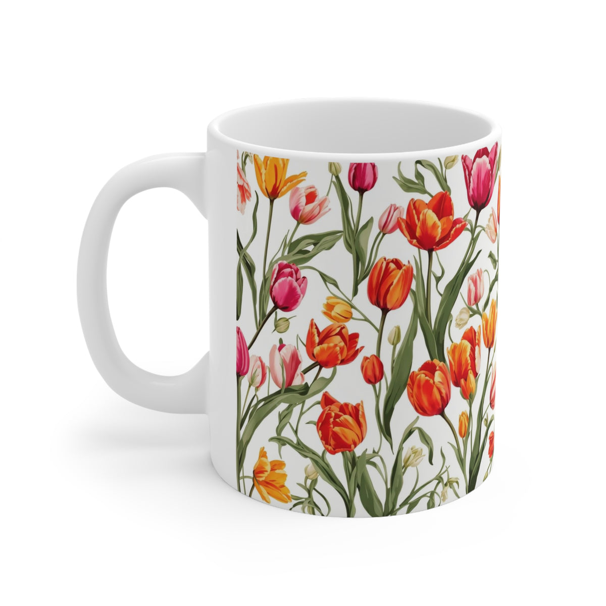 Tulip Design Coffee Cups