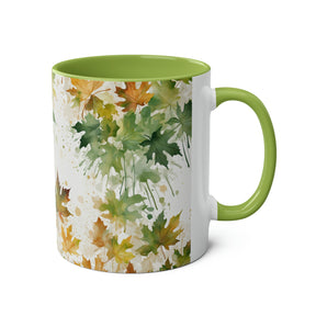 Maple Leaf Ceramic Coffee Cup