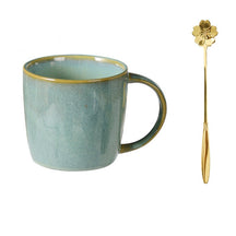 Treasure Green cup with spoon