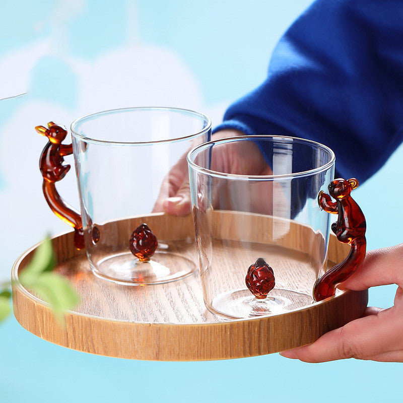 Squirrel Glass Cups