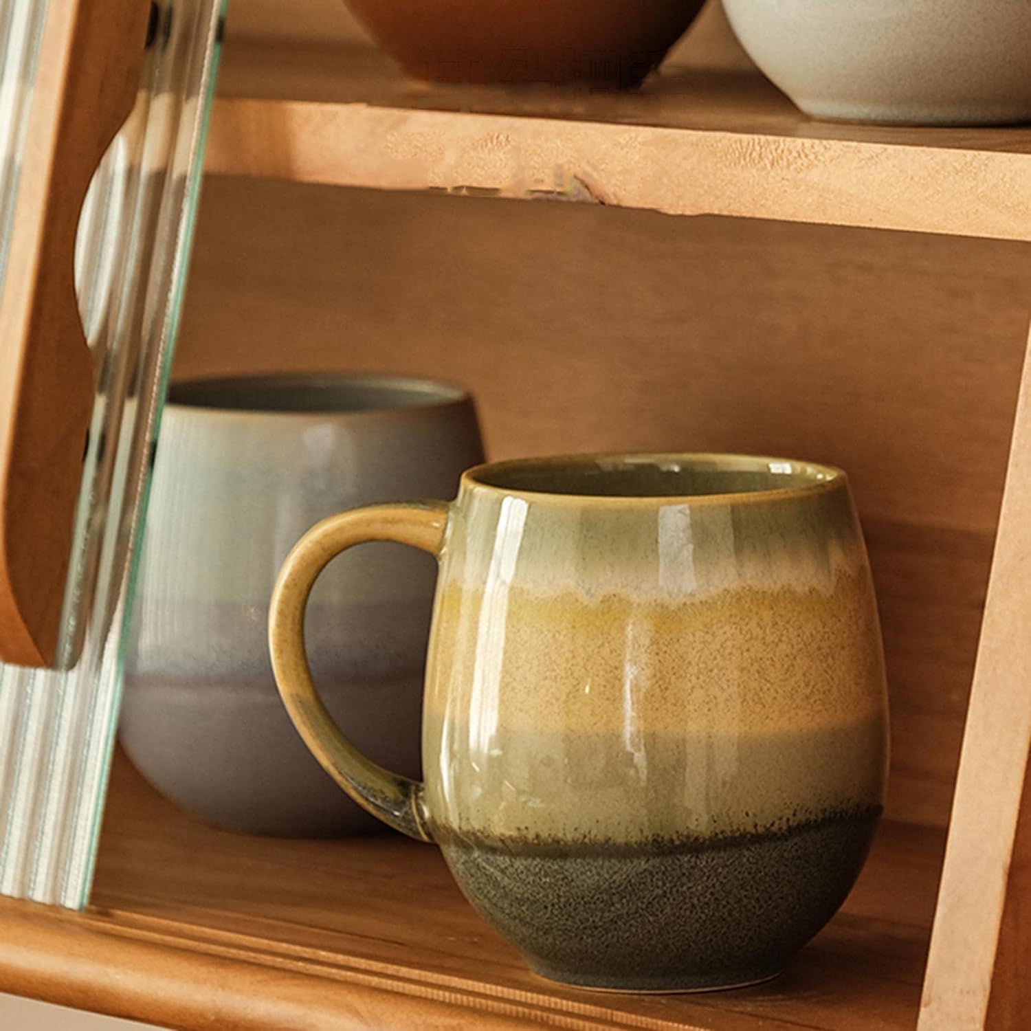 Large Gradient Ceramic Coffee Mug